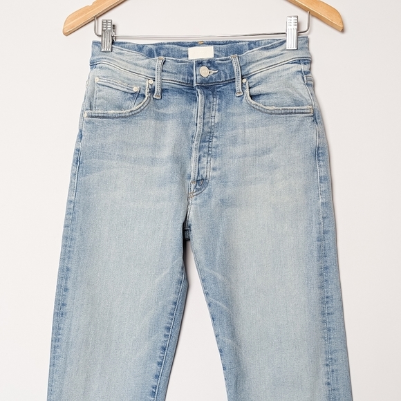 MOTHER Hiker Hover Jeans Innerspace Blue Size 26 Tapered Straight Leg Jean - Picture 11 of 14